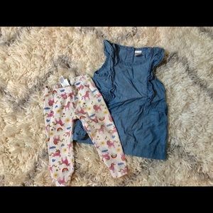 top and unicorn legging set ⭐️